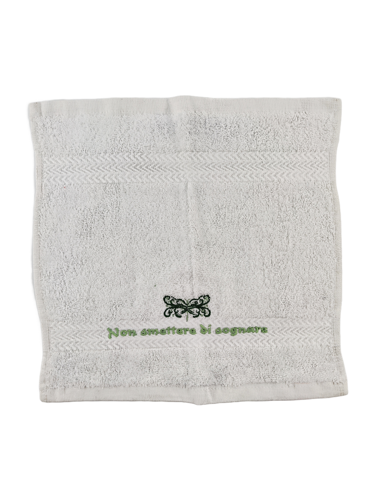 ASCIUGAMANI PERSONALIZZATI FRASE 30x30 cm