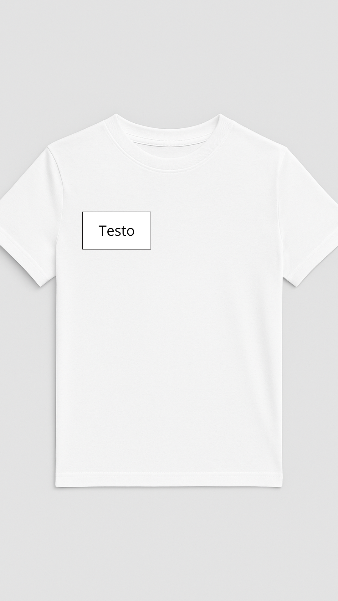 T-SHIRT RICAMO FRASE